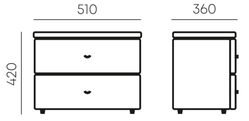 Тумба прикроватная Валенсия